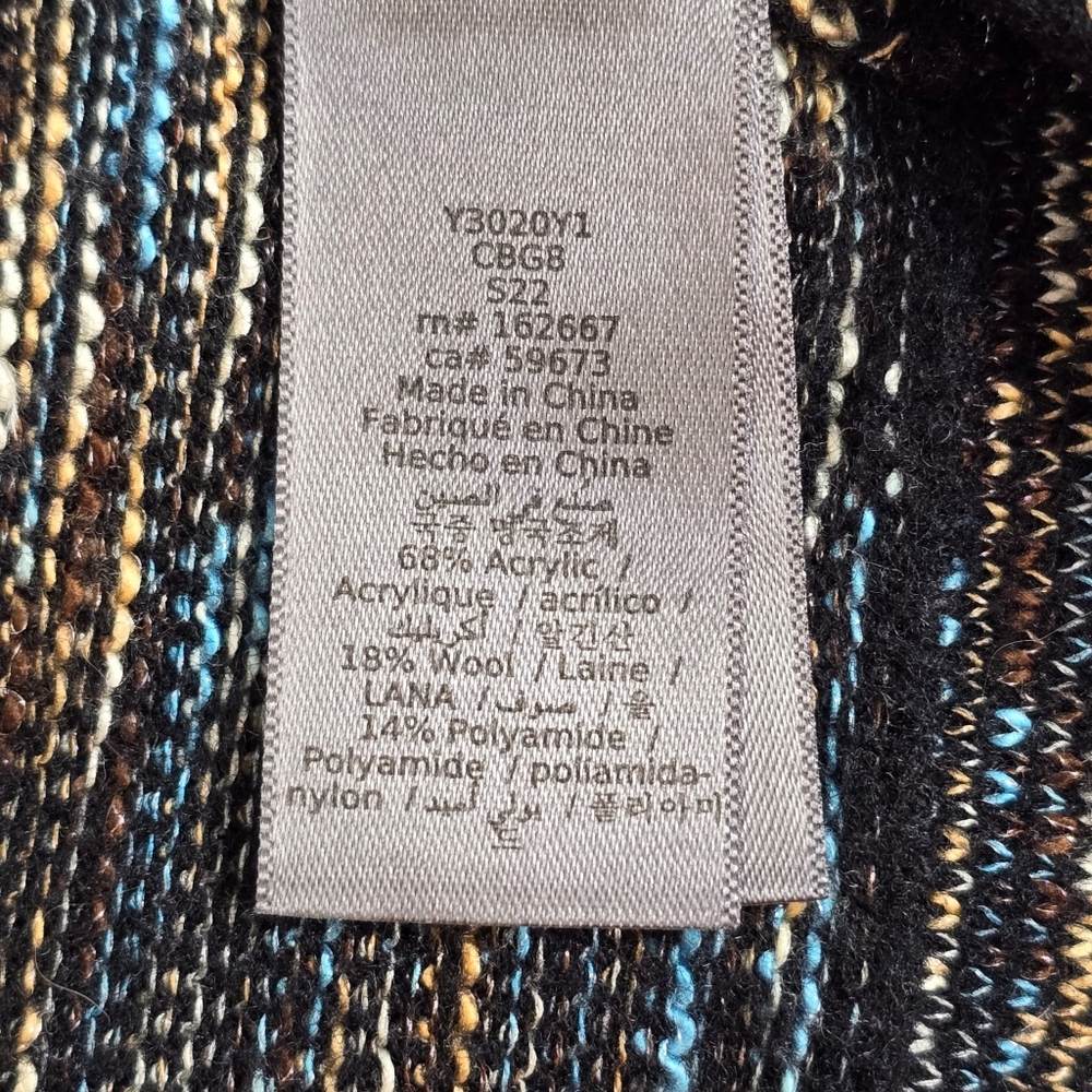 John Varvatos Collection Men's Sylvan Baseball Jacket Space Dyed Blue Topaz M - Picture 9 of 16
